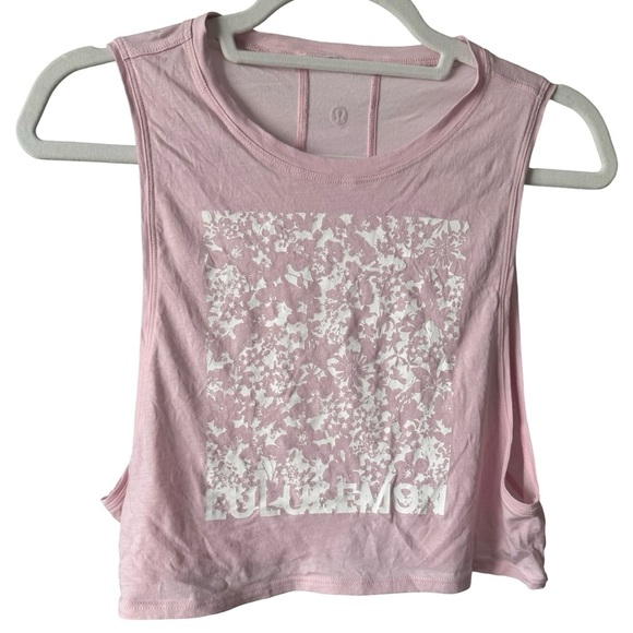 Lululemon Muscle Love Crop Tank *Expression - Petals, Size 6 - Picture 1 of 11